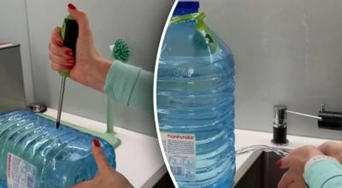 Zaskakujący sposób na bieżącą wodę podczas awarii prądu – wykonasz go z butelki