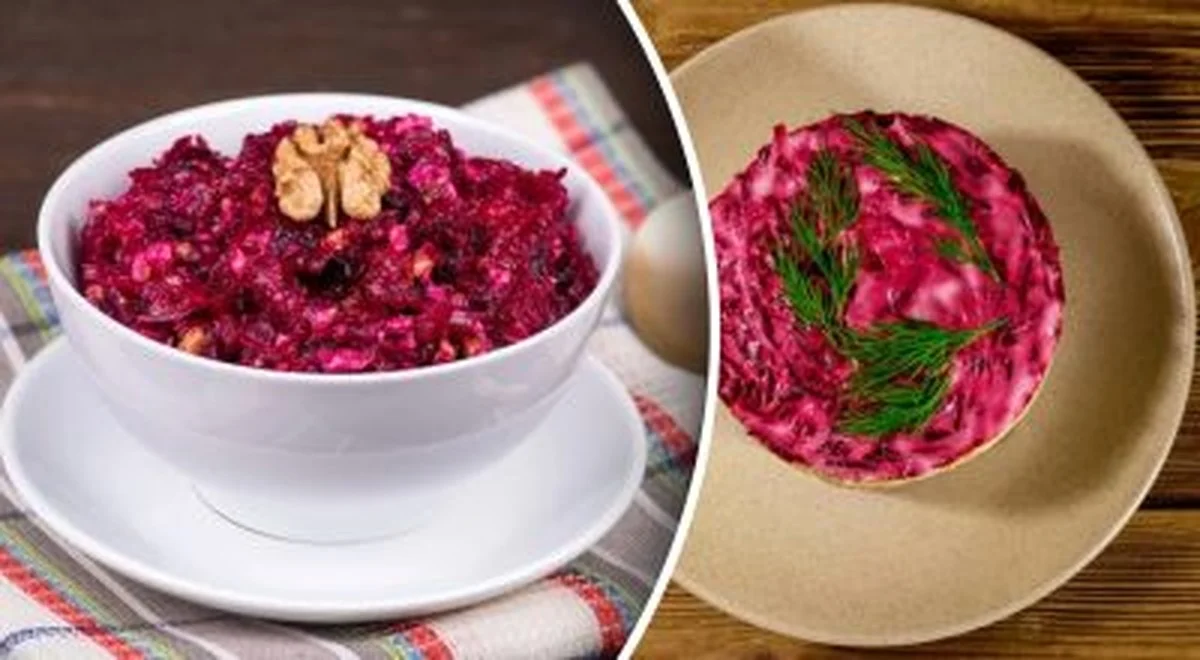 Buraczkowa rozkosz: Sekretna sałatka z jabłkiem i orzechami, która podbije każde podniebienie